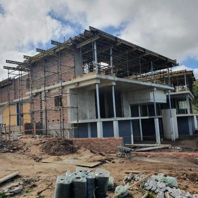 Double Story Construction Progress Scaffolding Port Elizabeth