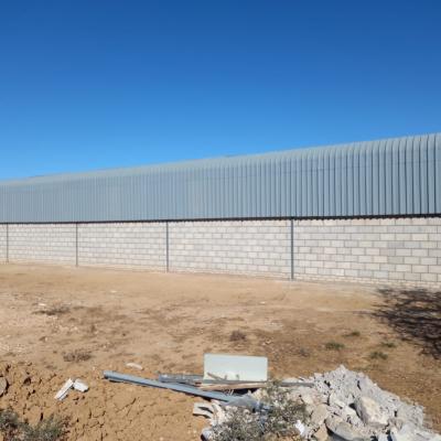 Prism Construction Warehouse Side View Bushman Sands